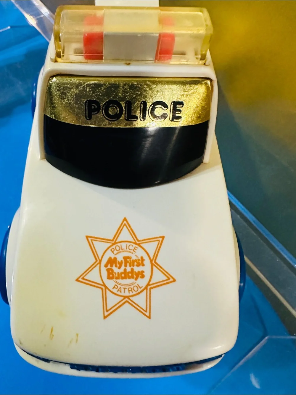 Buddy L Vintage 1987 My First Buddy’s Police Patrol Car Wheels 7.5”